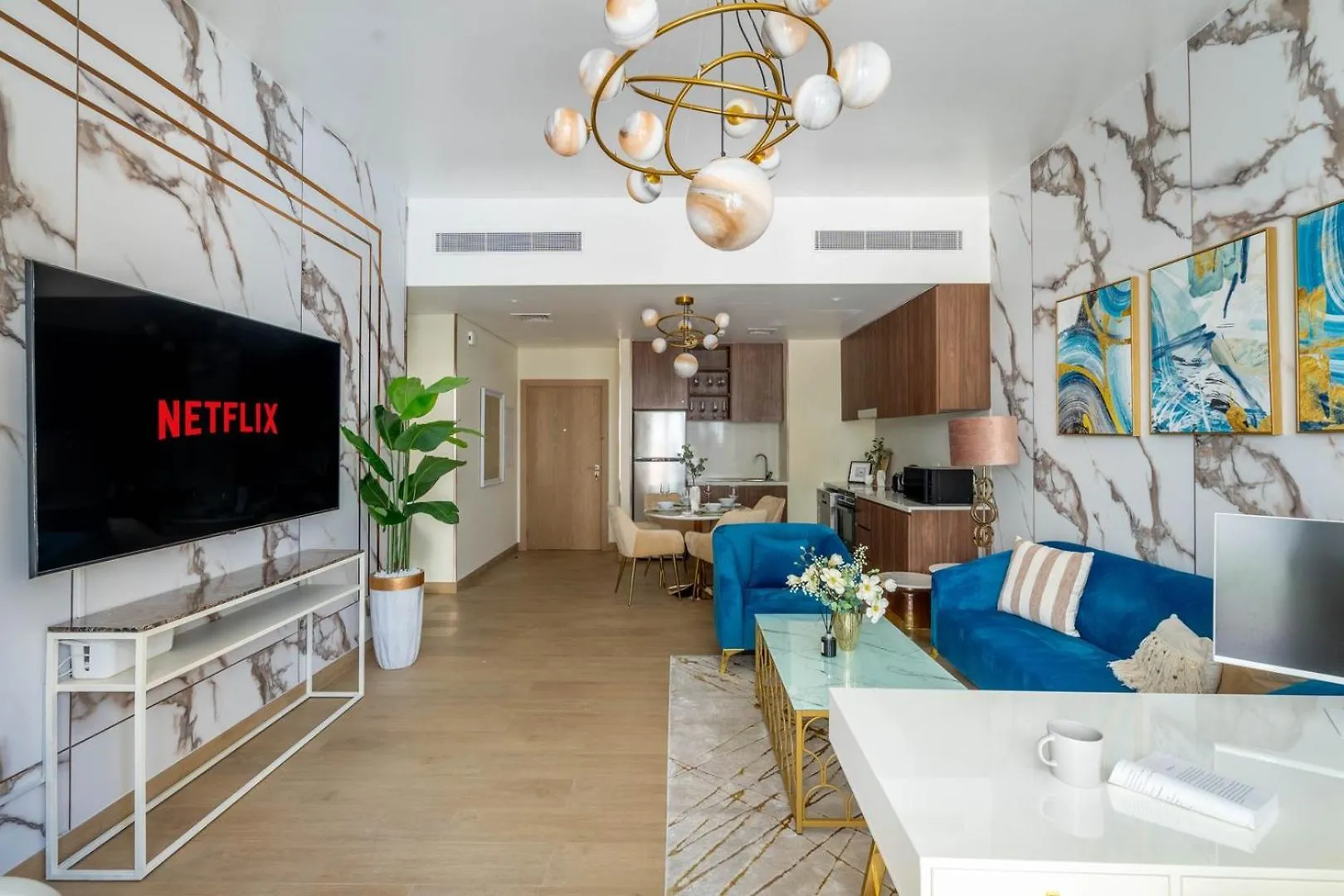 شقة Guestready - Stylish Blue Elegance In La Cote دبي